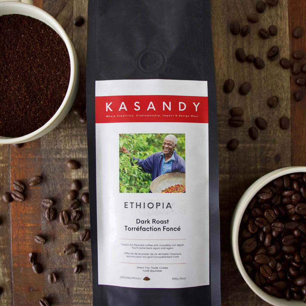 Ethiopian Dark Roast Ground Coffee | Level Ground | Bold & Rich Flavor