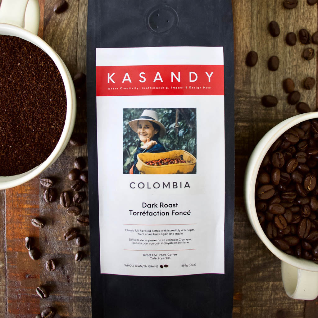 Colombian Dark Roast Whole Bean Coffee | Bold & Rich Flavor
