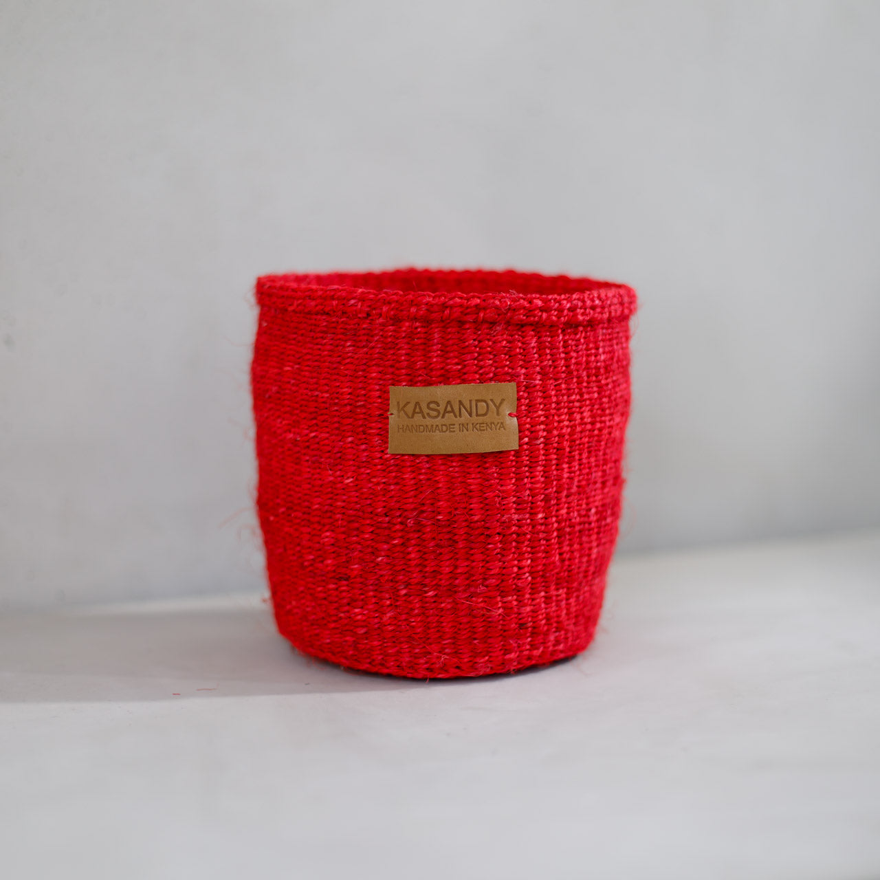 Hot Pink Beauty Sisal Basket (6 inch)
