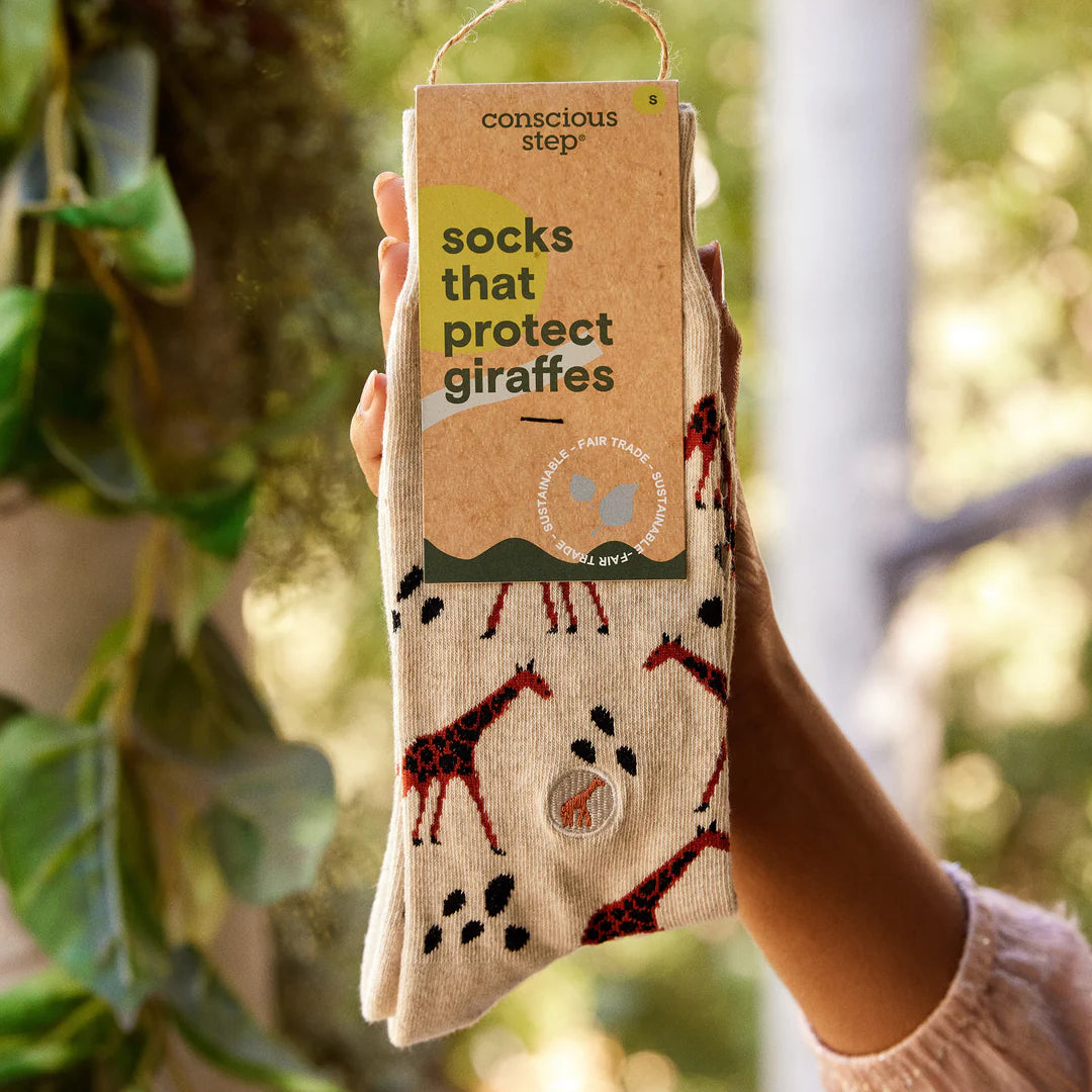 Conscious Step | Socks that Protect Giraffe
