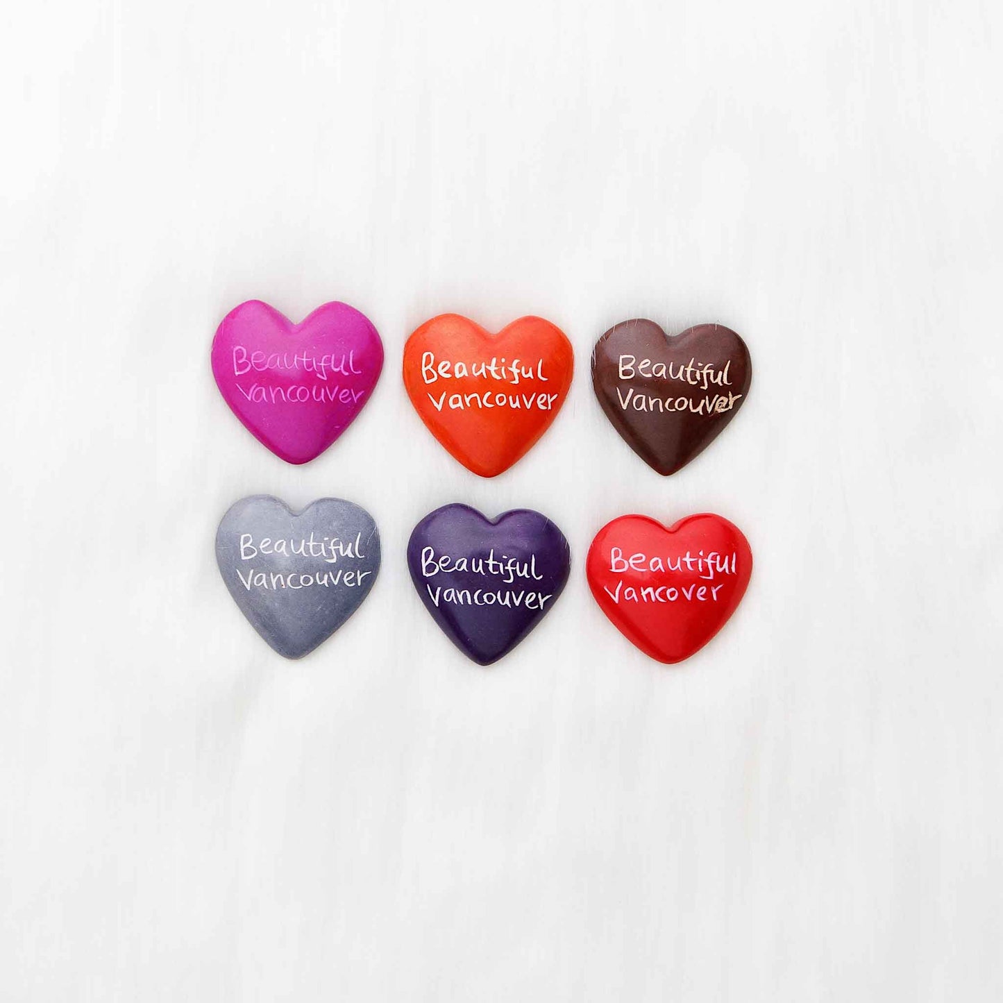 Hand-carved soapstone heart with engraving, ethically made in Kenya.