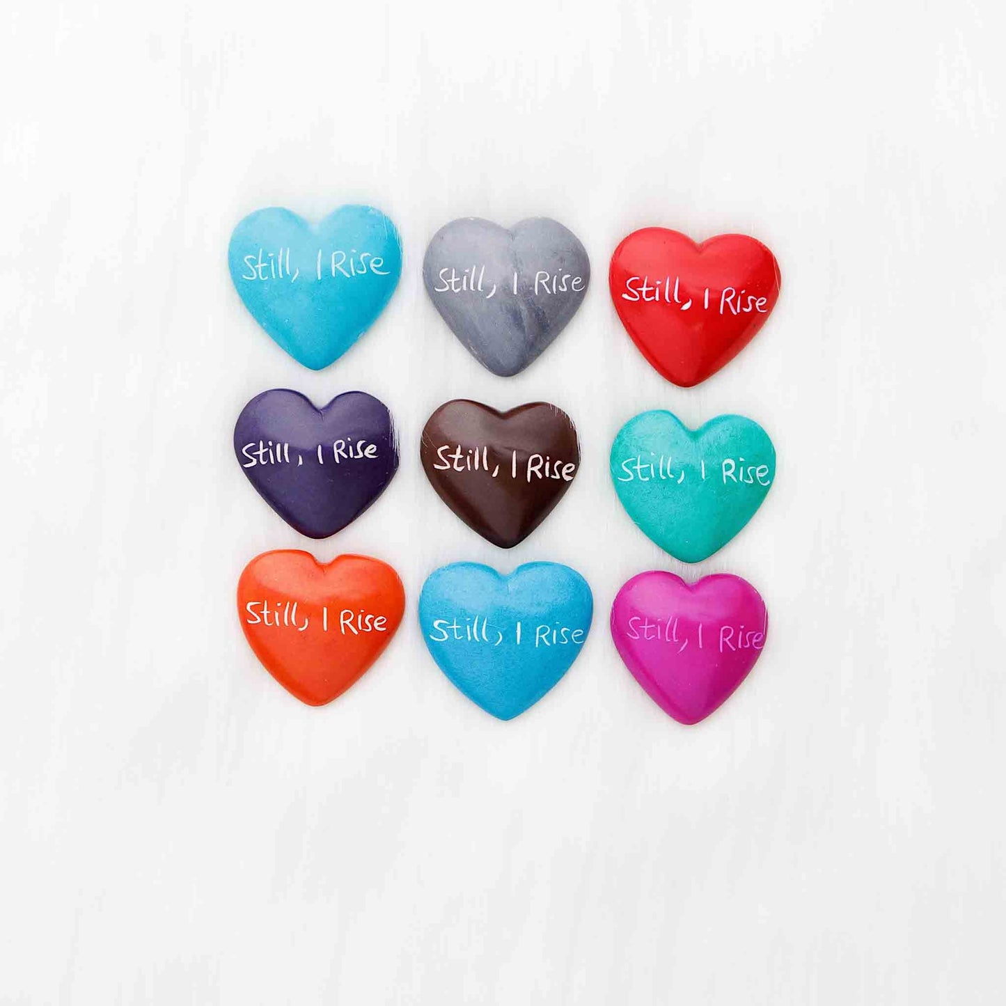Hand-carved soapstone heart with engraving, ethically made in Kenya.
