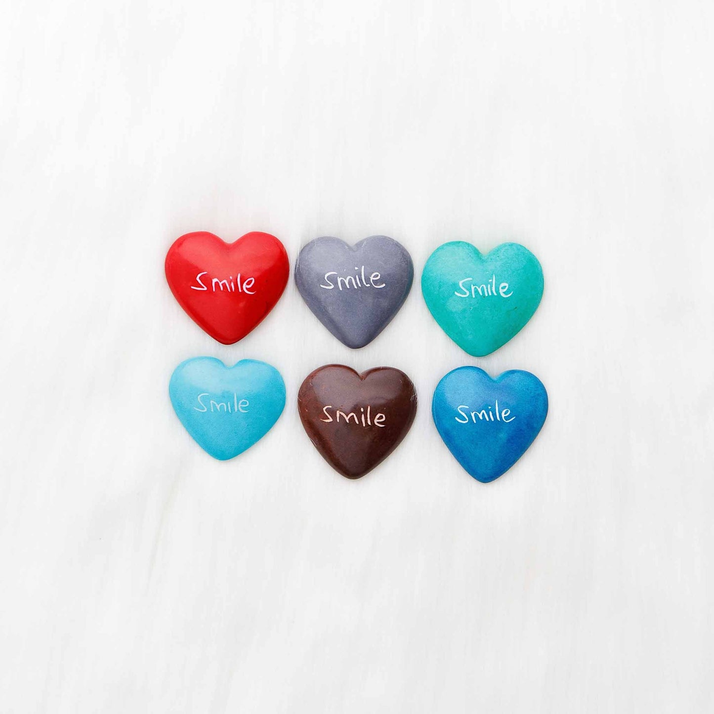 Hand-carved soapstone heart with engraving, ethically made in Kenya.