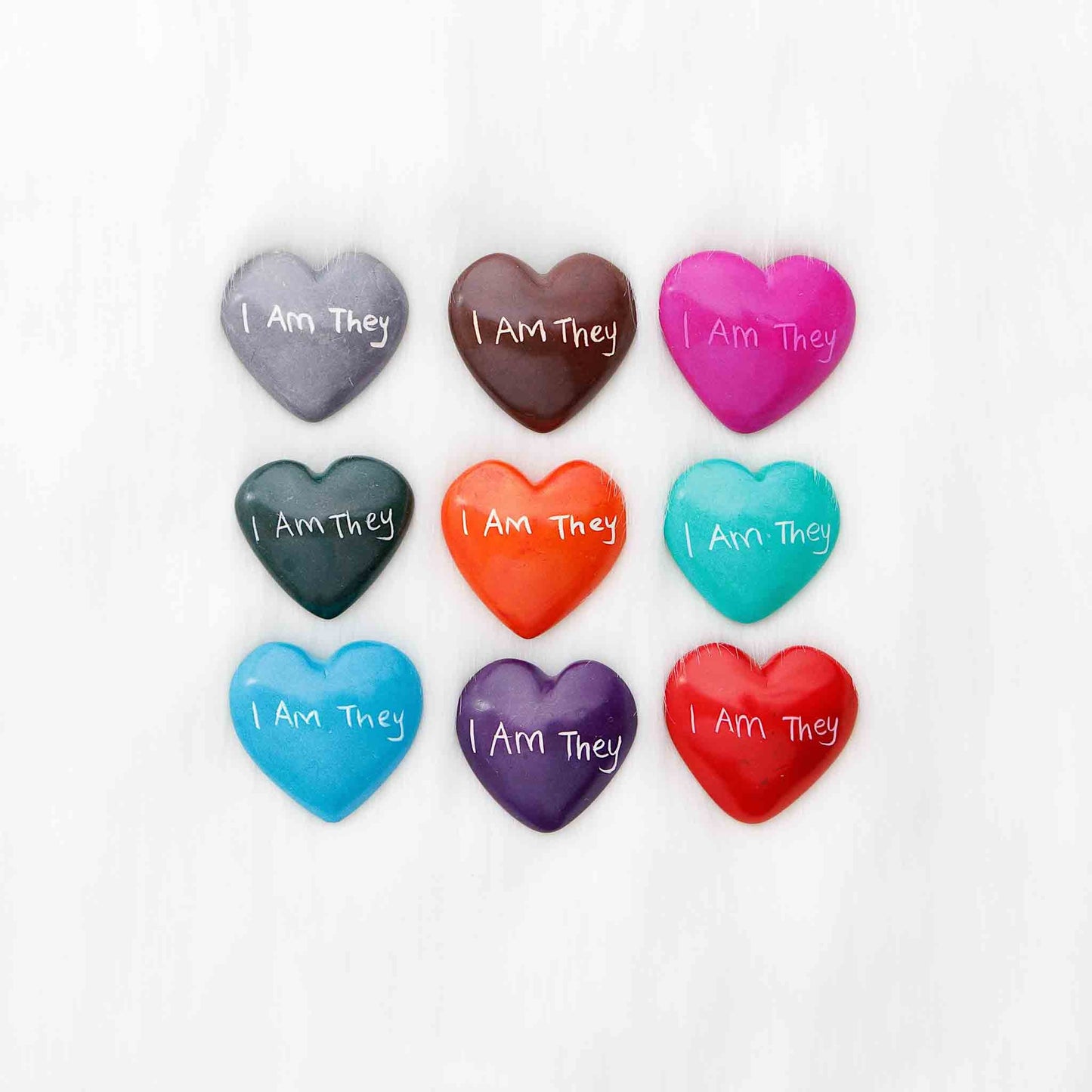 Hand-carved soapstone heart with engraving, ethically made in Kenya.