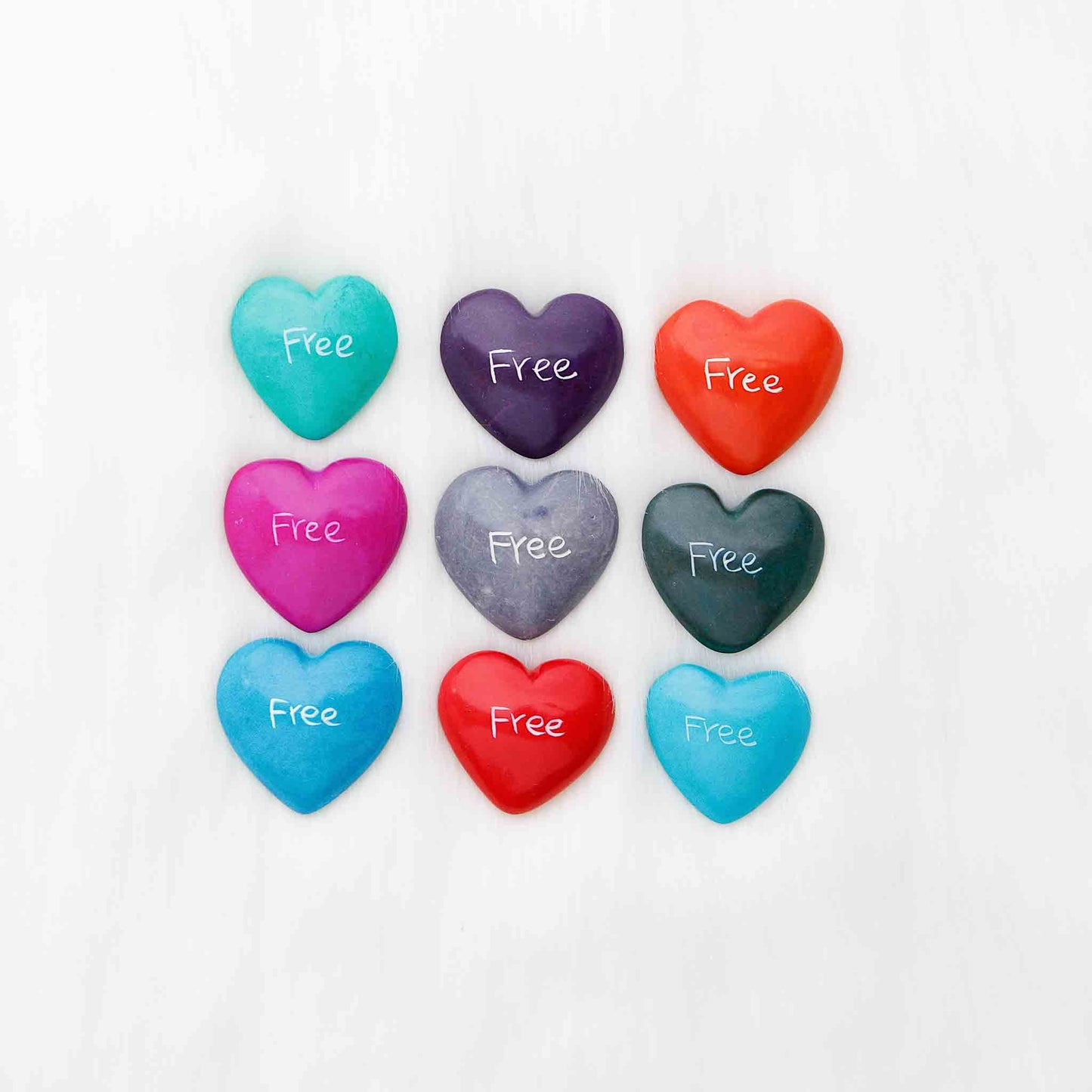 Hand-carved soapstone heart with engraving, ethically made in Kenya.