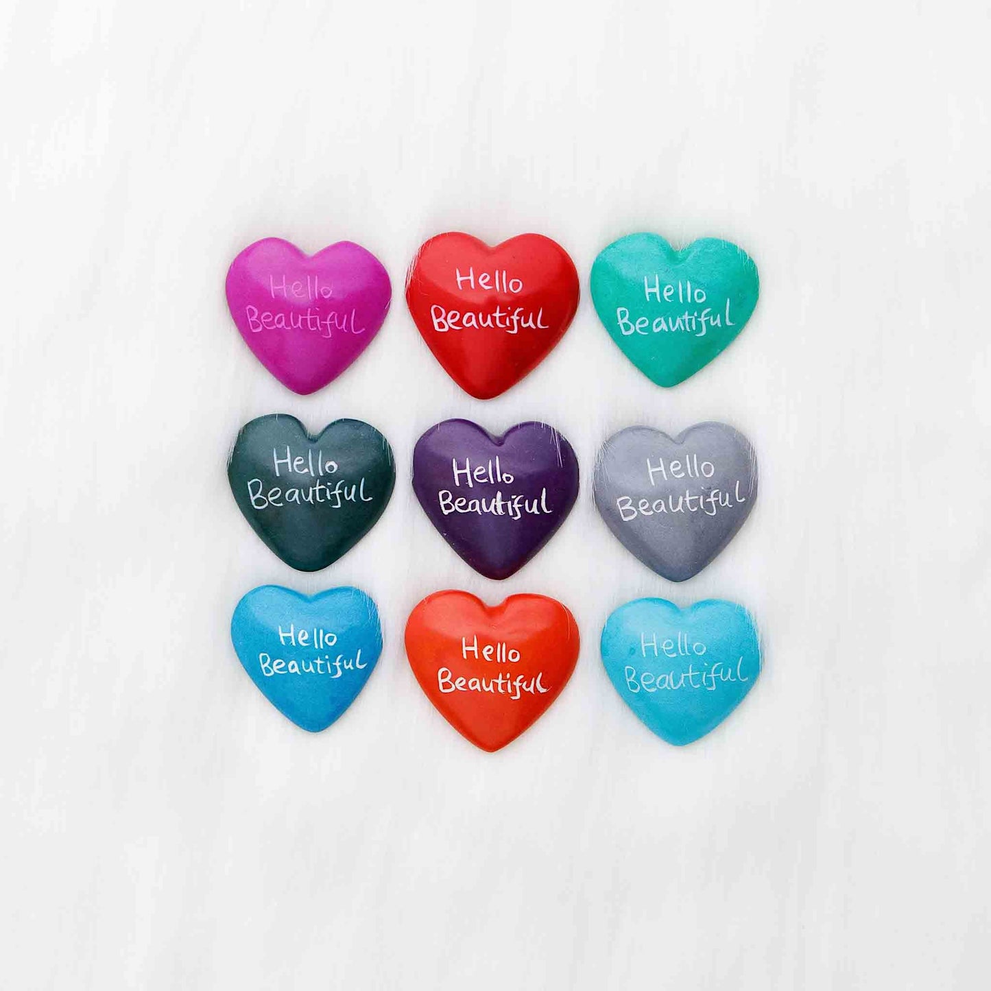 Hand-carved soapstone heart with engraving, ethically made in Kenya.