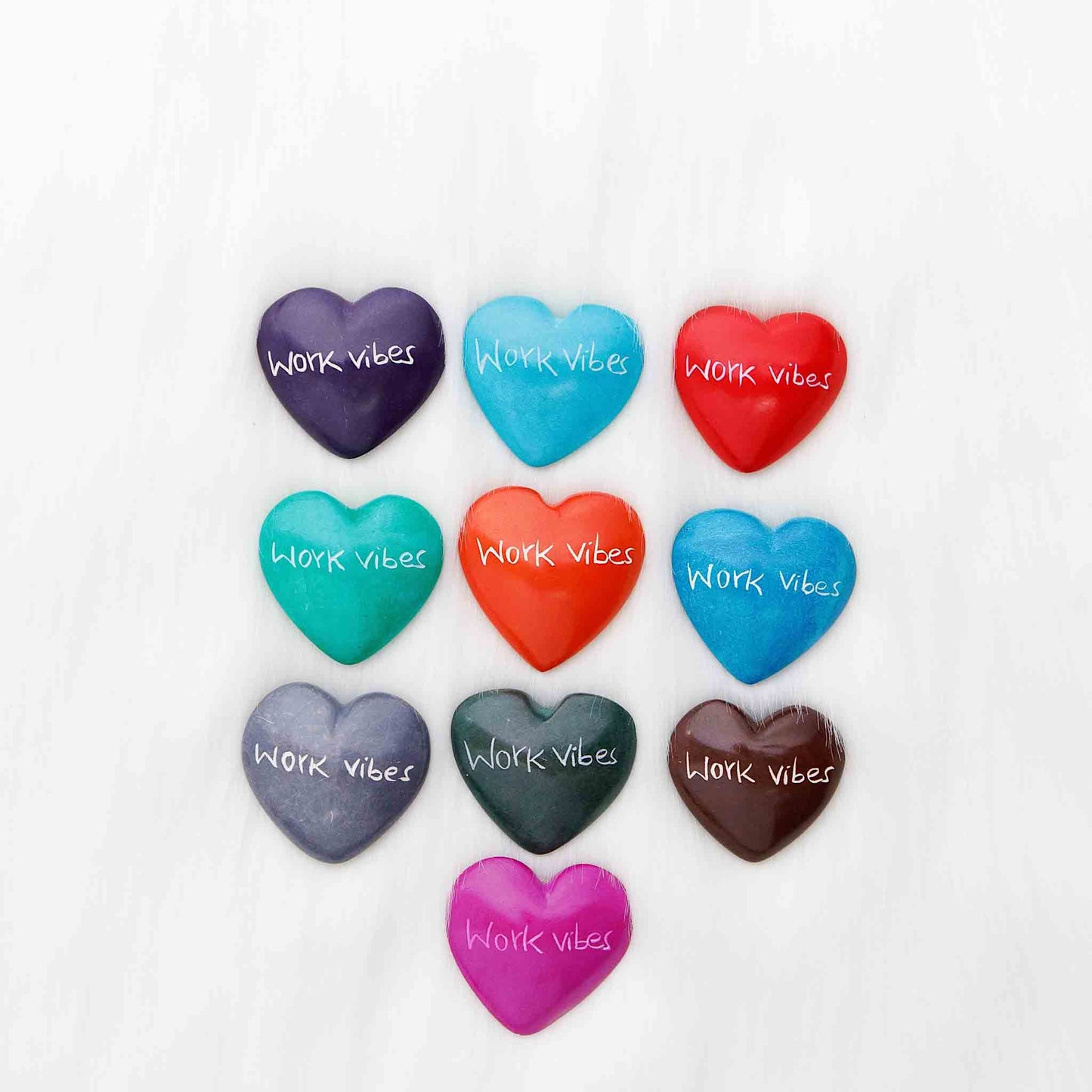 Hand-carved soapstone heart with engraving, ethically made in Kenya.