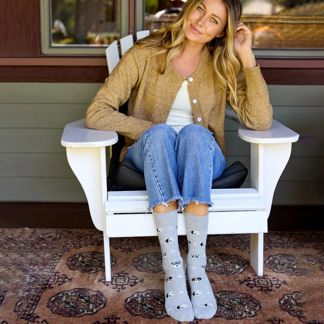 Conscious Step | Socks that Save Dogs (Grey)