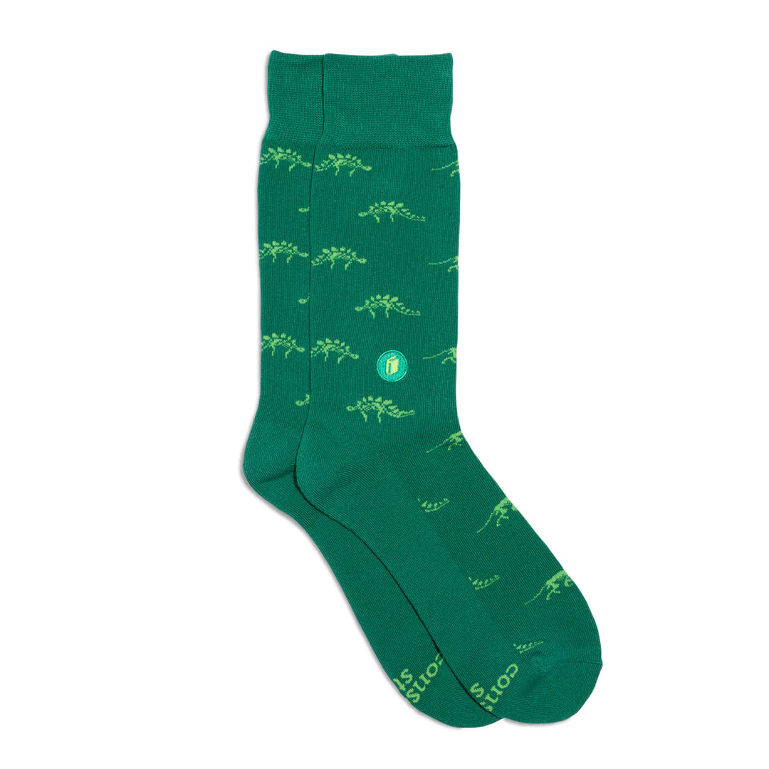 Conscious Step | Socks that give Books (Green)