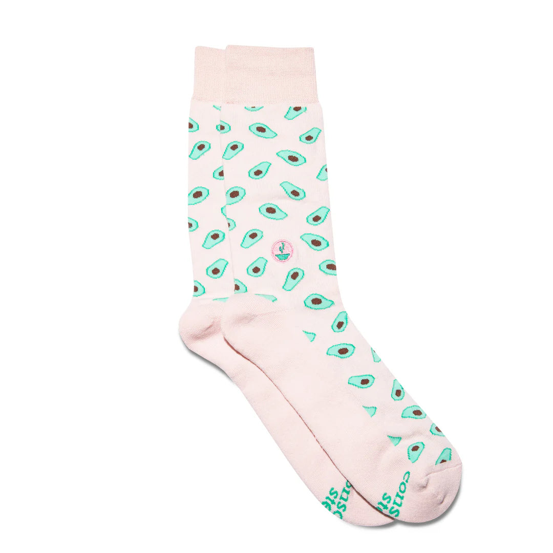 Conscious Step | Socks that Provide Meals (Avocado)