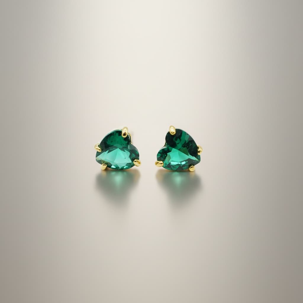 Tiny Gemstone Stud Earrings