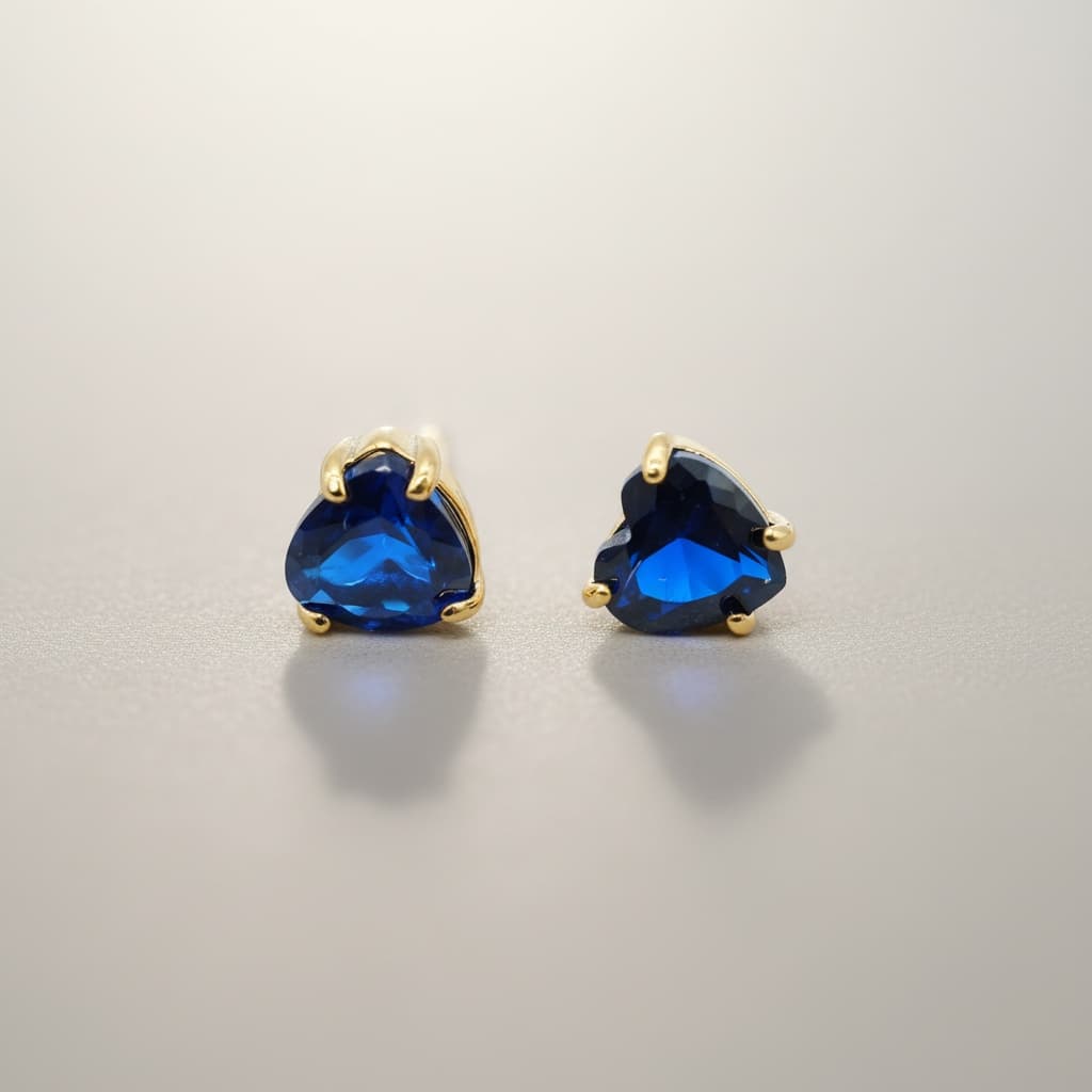 Tiny Gemstone Stud Earrings