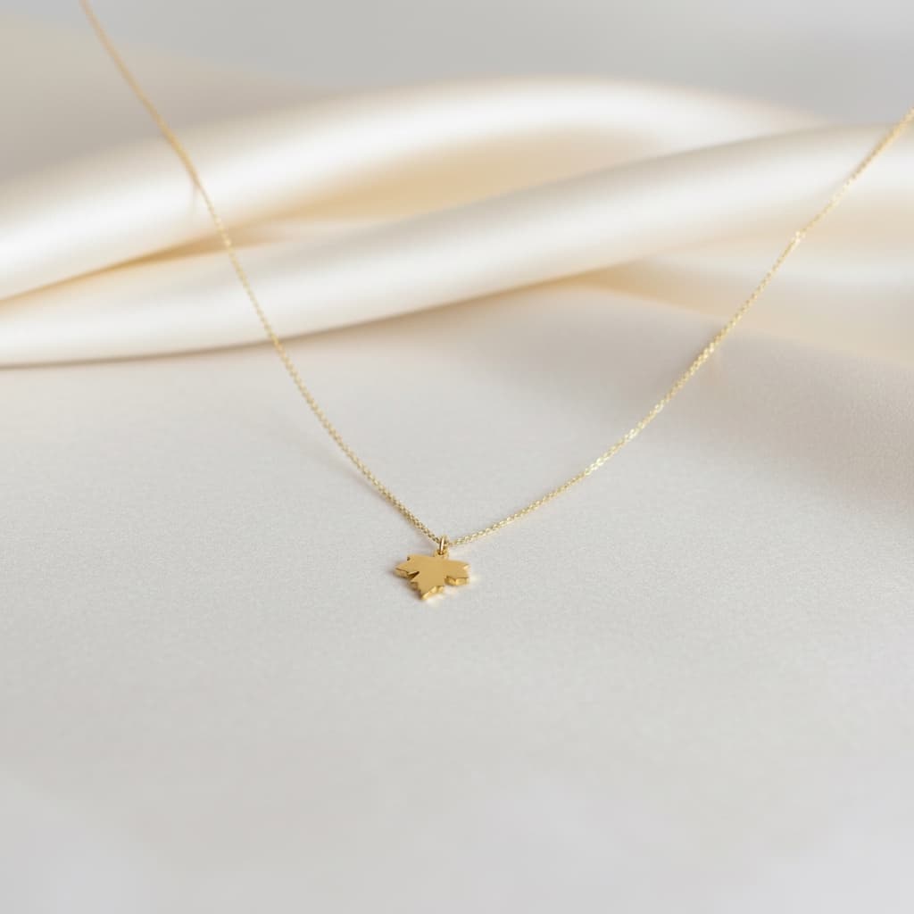Leaf Charm Necklace