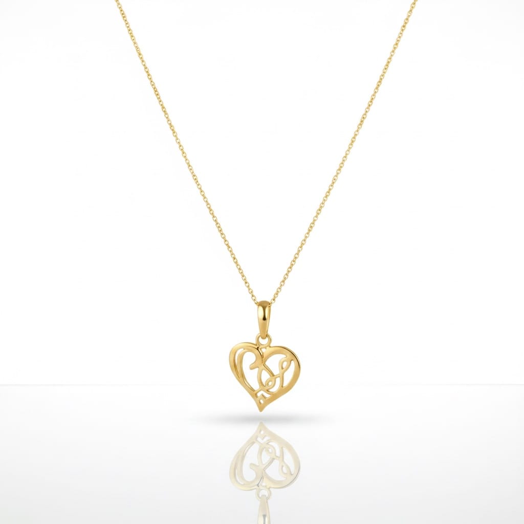 Love Charm Necklace — Gold