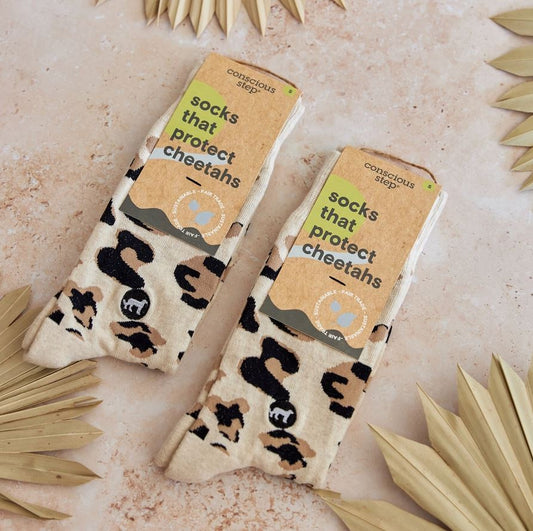 Conscious Step | Socks that Protect Cheetah